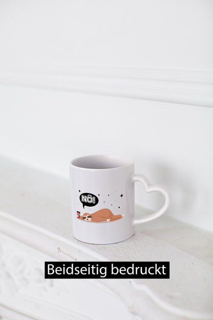 Nö! Ich bin Müde Faultier Geschenk Tierliebhaber Humor lustiger Spruch Tasse