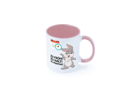 Kalter Montag Geschenkidee Humor Tasse