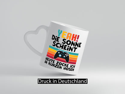 Die sonne scheint | Heißes Wetter Zocker Gaming lustiger Spruch Geschenk Humor