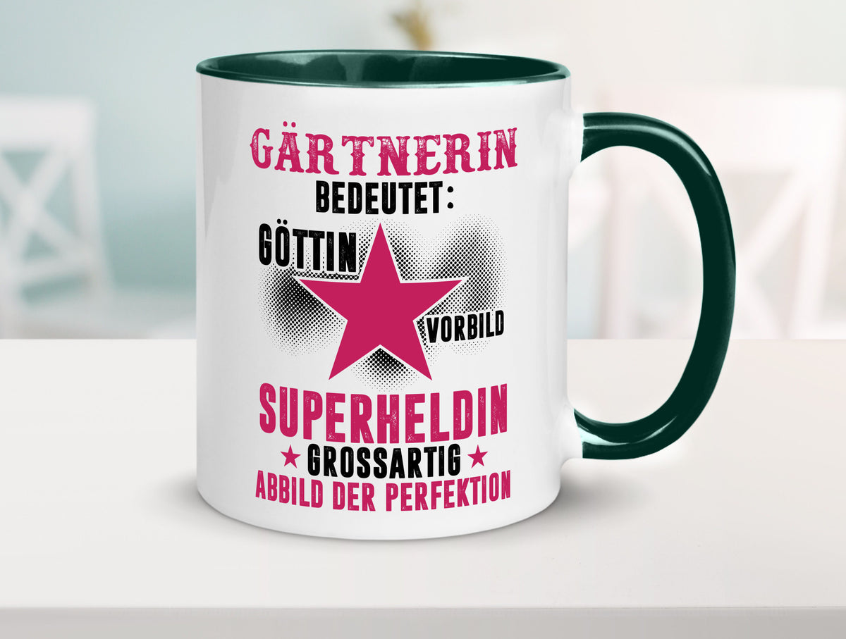 Bedeutung von Gärtnerin | Gartenbau lustiger Spruch Geschenk Humor Geschenkidee Tasse