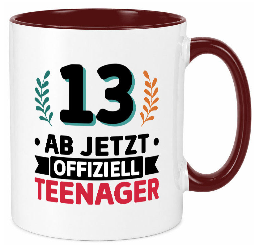 13. Geburtstag | Mädchen Tasse Teenager Spruch vl7 lustiger Geschenk
