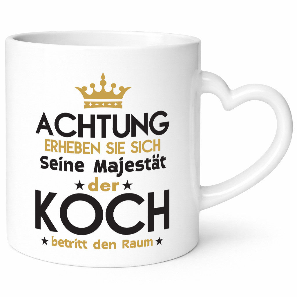 Seine Majestät Koch | Chefkoch lustig Arbeit Kollegen Büro Geschenk Tasse
