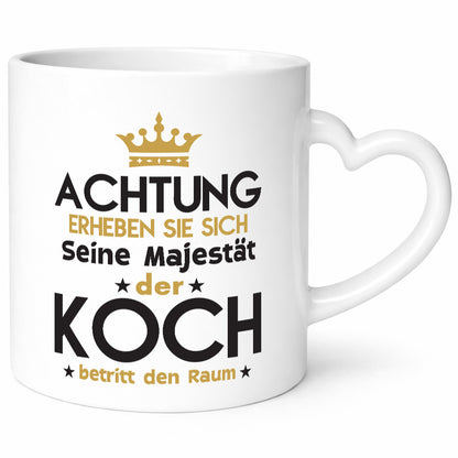 Seine Majestät Koch | Chefkoch lustig Arbeit Kollegen Büro Geschenk Tasse
