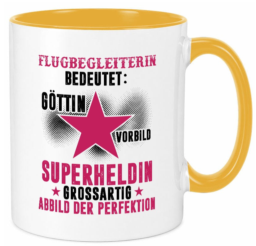 Bedeutung von Flugbegleiterin | Stewardess Flughafen Humor Geschenkidee Tasse