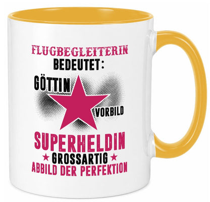 Bedeutung von Flugbegleiterin | Stewardess Flughafen Humor Geschenkidee Tasse