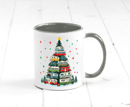 Camper | Camping Weihnachten Fahrzeuge Baumlichter v2 lustig Humor Geschenkidee