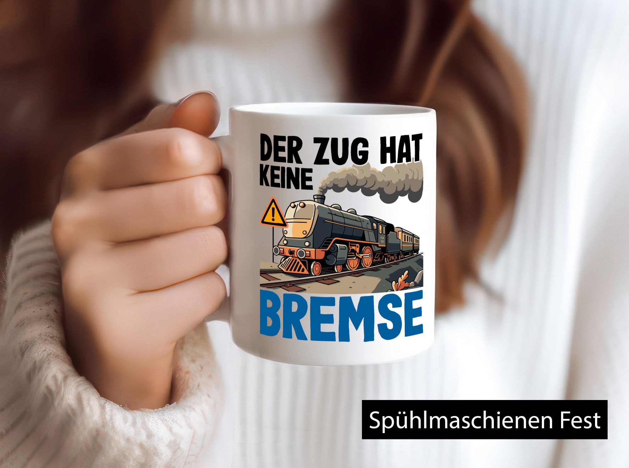 Der Zug hat keine Bremse | Zugführer Geschenk Humor Geschenkidee lustiger
