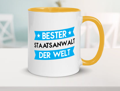 Bester Staatsanwalt | Anwalt Jurist lustig Humor Geschenkidee Geschenk Tasse