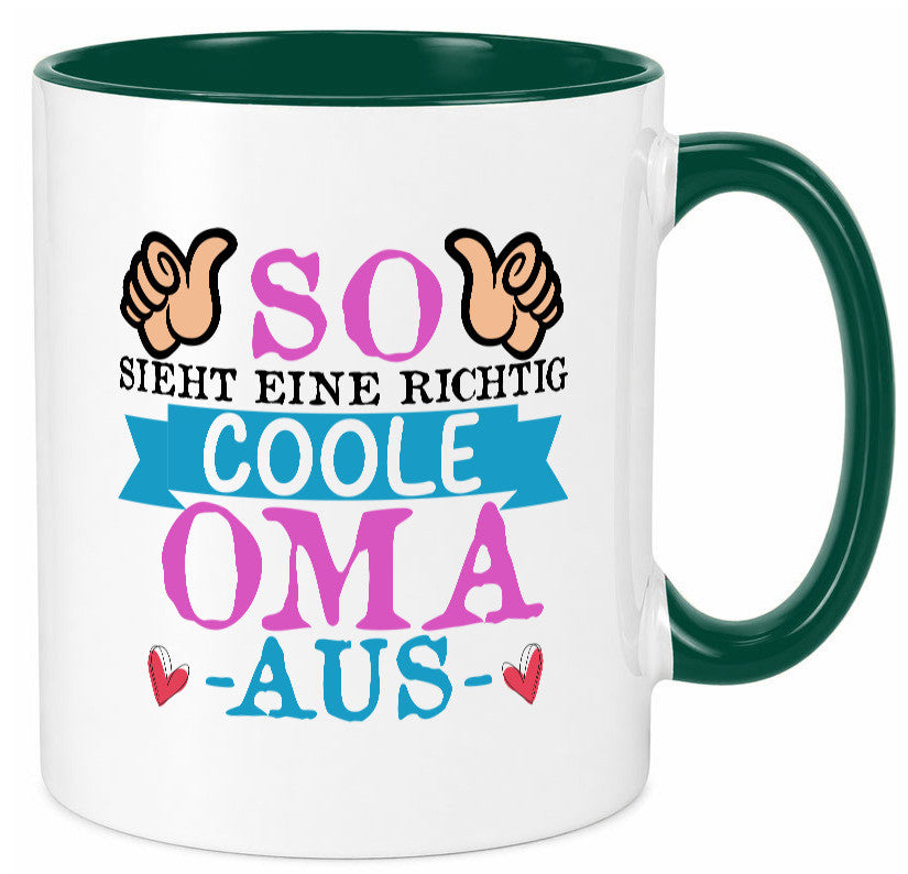 So sieht eine richtig Coole Oma aus | Großmutter Humor Familie Geschenkidee