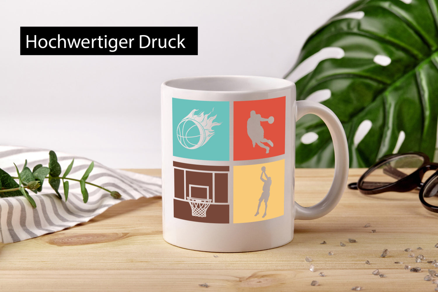 Basketball | Sportfan Slam Dunk Teamplayer NBA Humor Geschenkidee Tasse