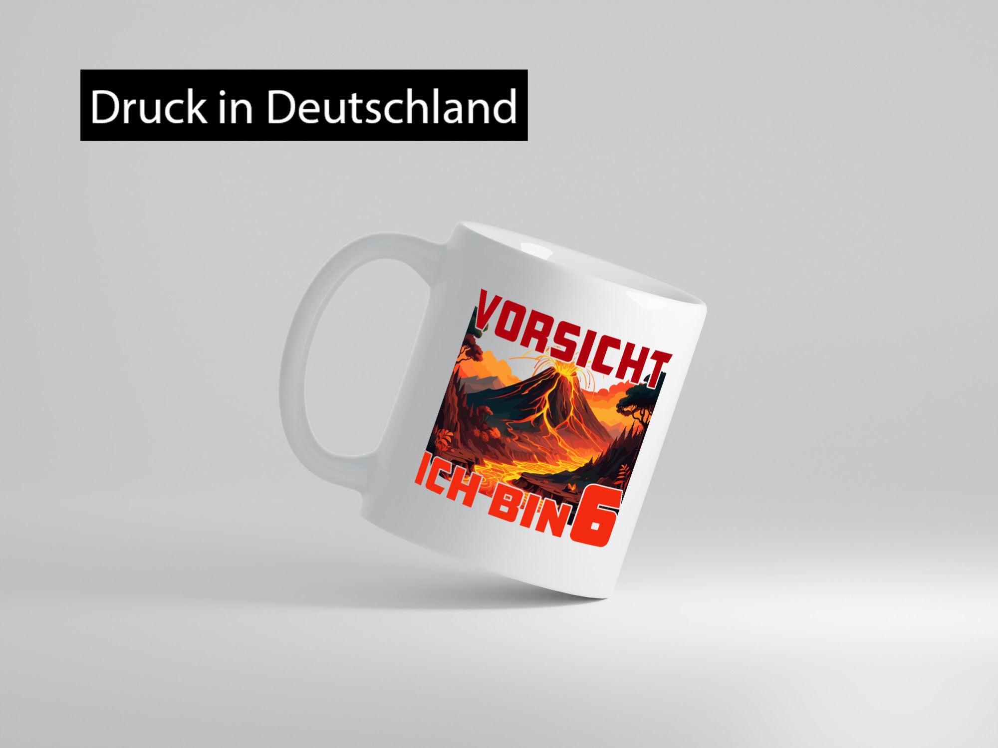 6. Geburtstag | 6 Jahre Vulkanausbruch Vulkan lustiger Spruch Geschenk