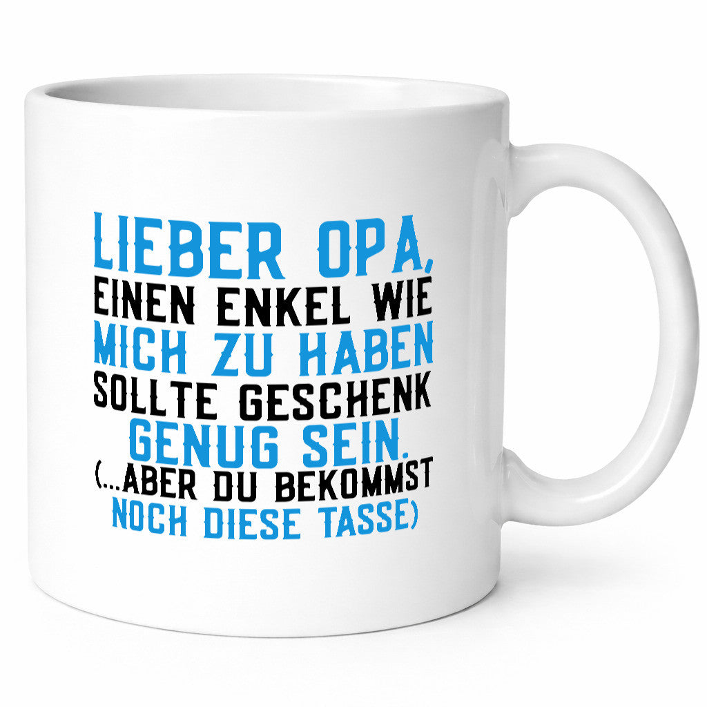 Einen Enkel wie mich zu haben | Opa Großvater Smiley Geschenk Familie