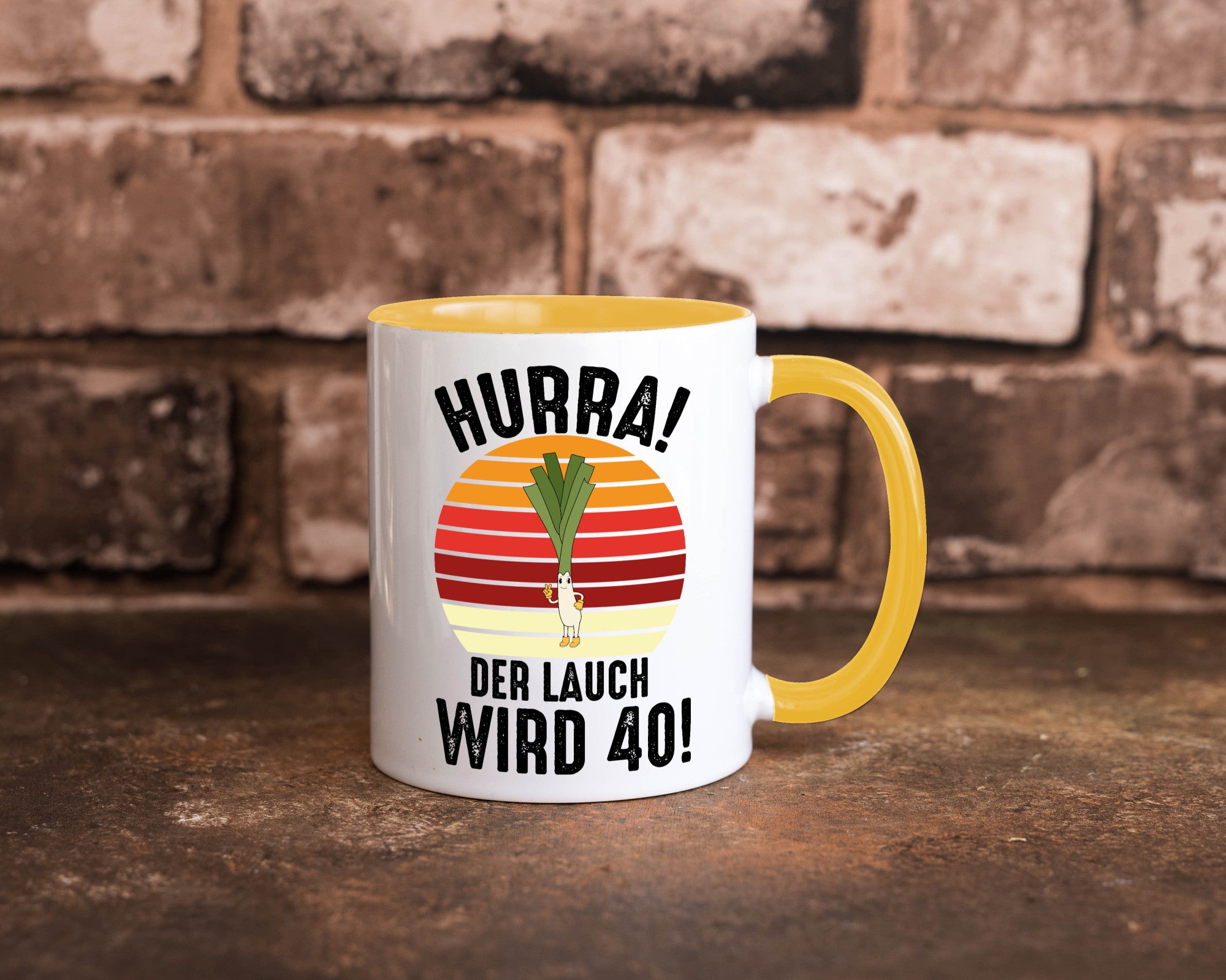 Hurra der lauch wird 40 | 40. Geburtstag Ehrentag Geschenk Geschenkidee