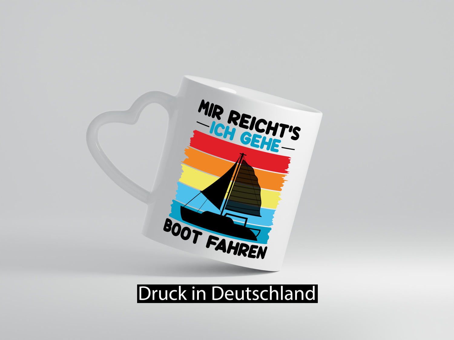 Mir reichts ich geh Boot Fahren | Bootsfahrer Motorboot v2 Humor Geschenkidee