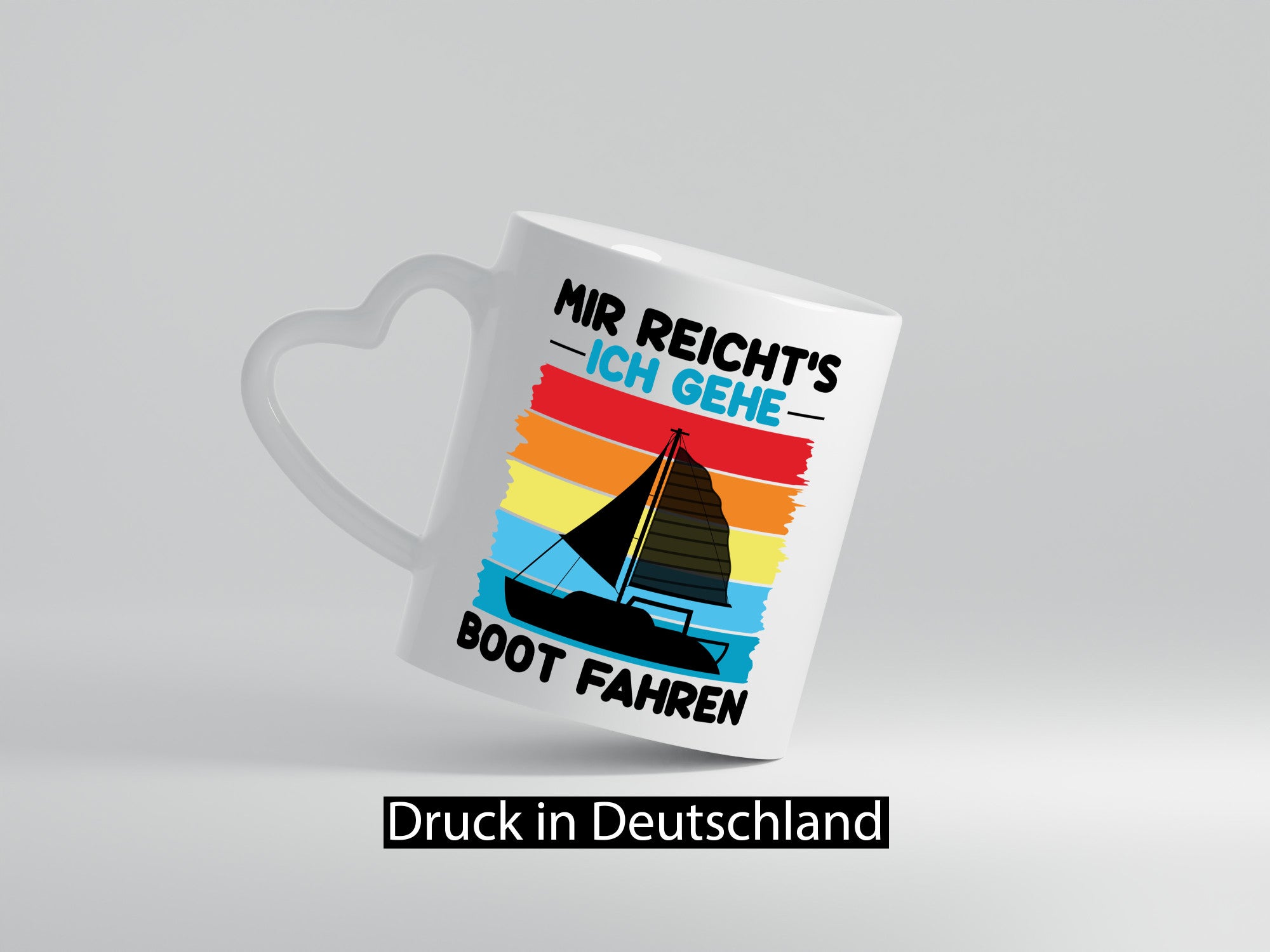 Mir reichts ich geh Boot Fahren | Bootsfahrer Motorboot v2 Humor Geschenkidee