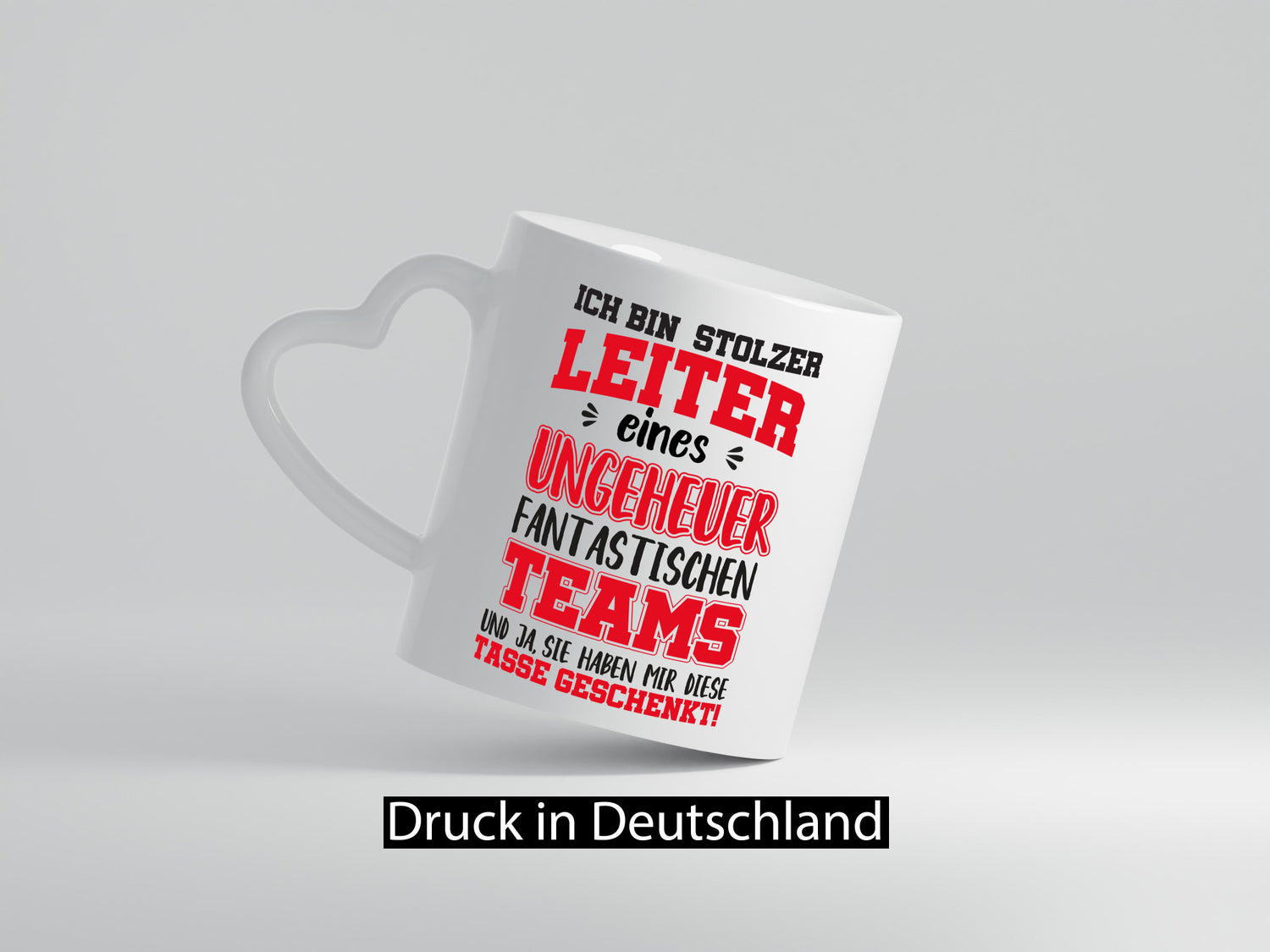 Stolzer Teamleiter | Beruf Tasse Mitarbeiter Humor lustiger Spruch Geschenk