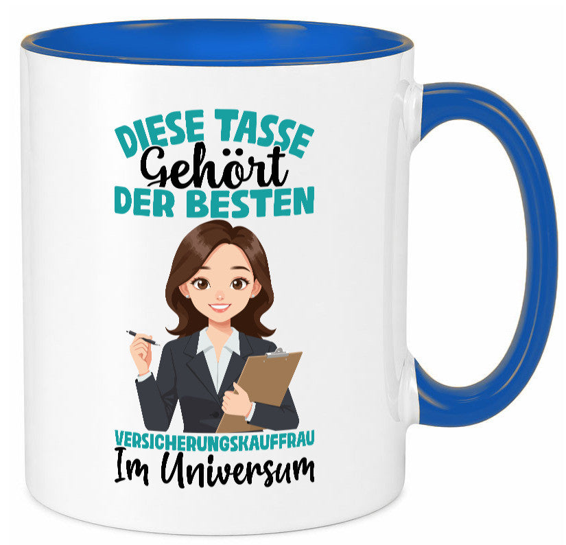 Im Universum: Versicherungskauffrau | Kauffrau lustig Humor Geschenkidee
