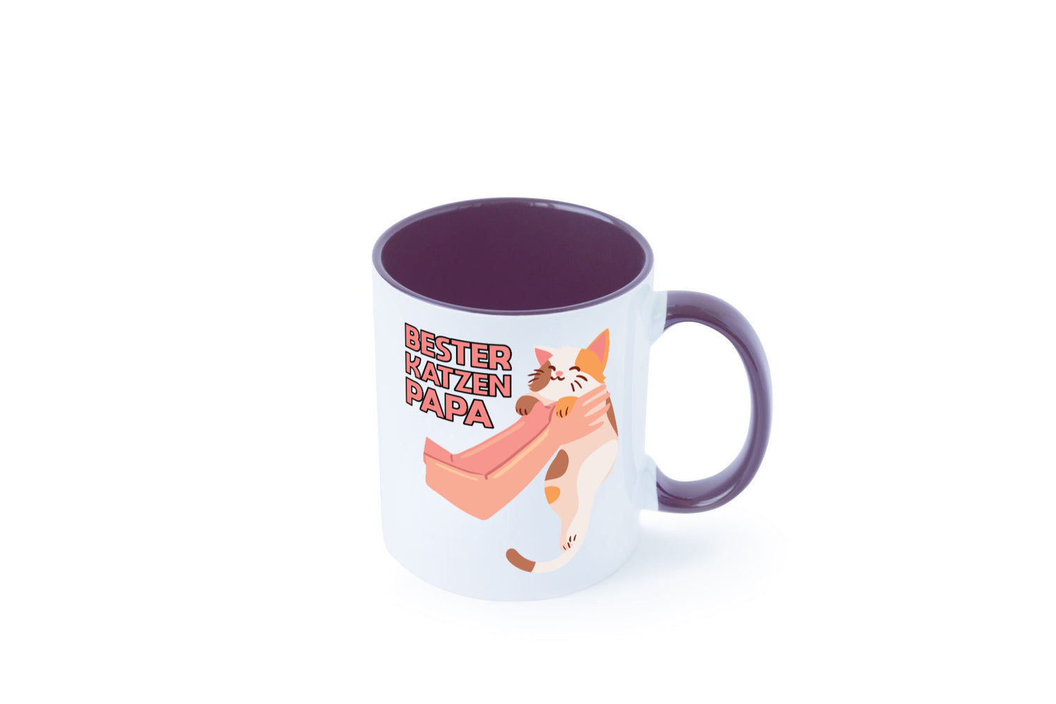 Bester Katzenpapa | Katze Gabel Geschenk Tierliebhaber Humor lustiger Spruch