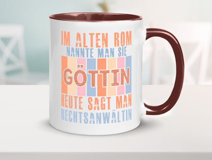 Heute sagt man: Rechtsanwältin | Jurstin Anwältin lustig Humor Geschenkidee