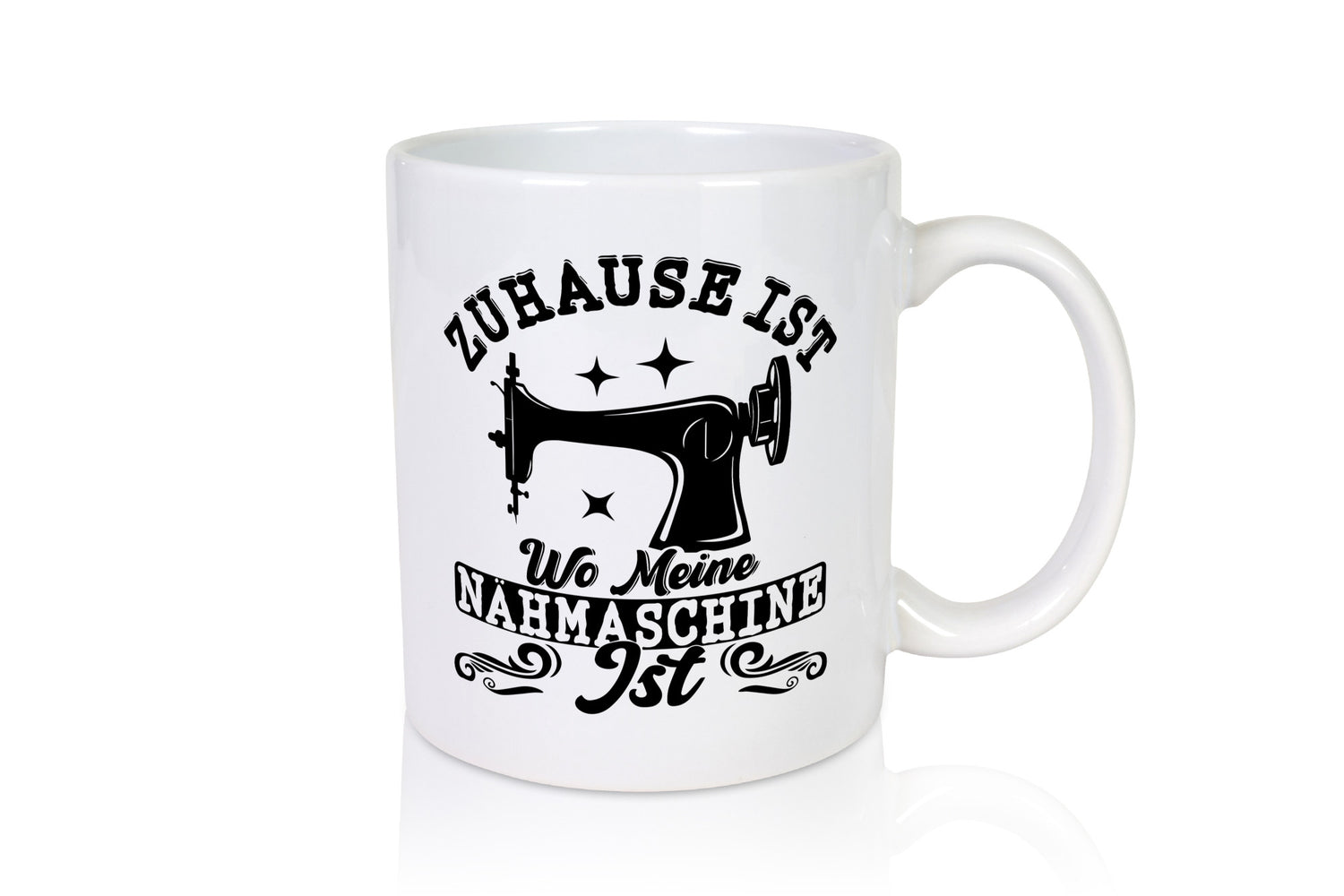 Zuhause ist wo meine nähmaschiene | Nähen Geschenk Humor Geschenkidee lustiger