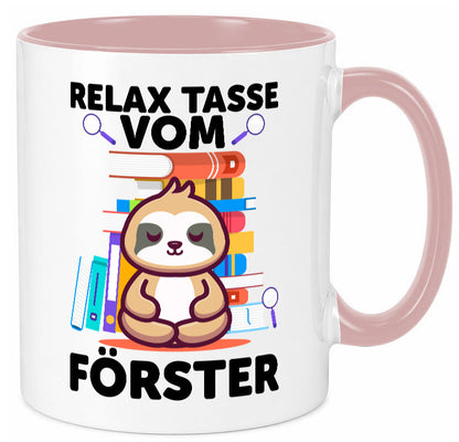 Relax Tasse: Förster | Forst Arbeit Geschenk Kollegen Büro lustiger Spruch Tasse