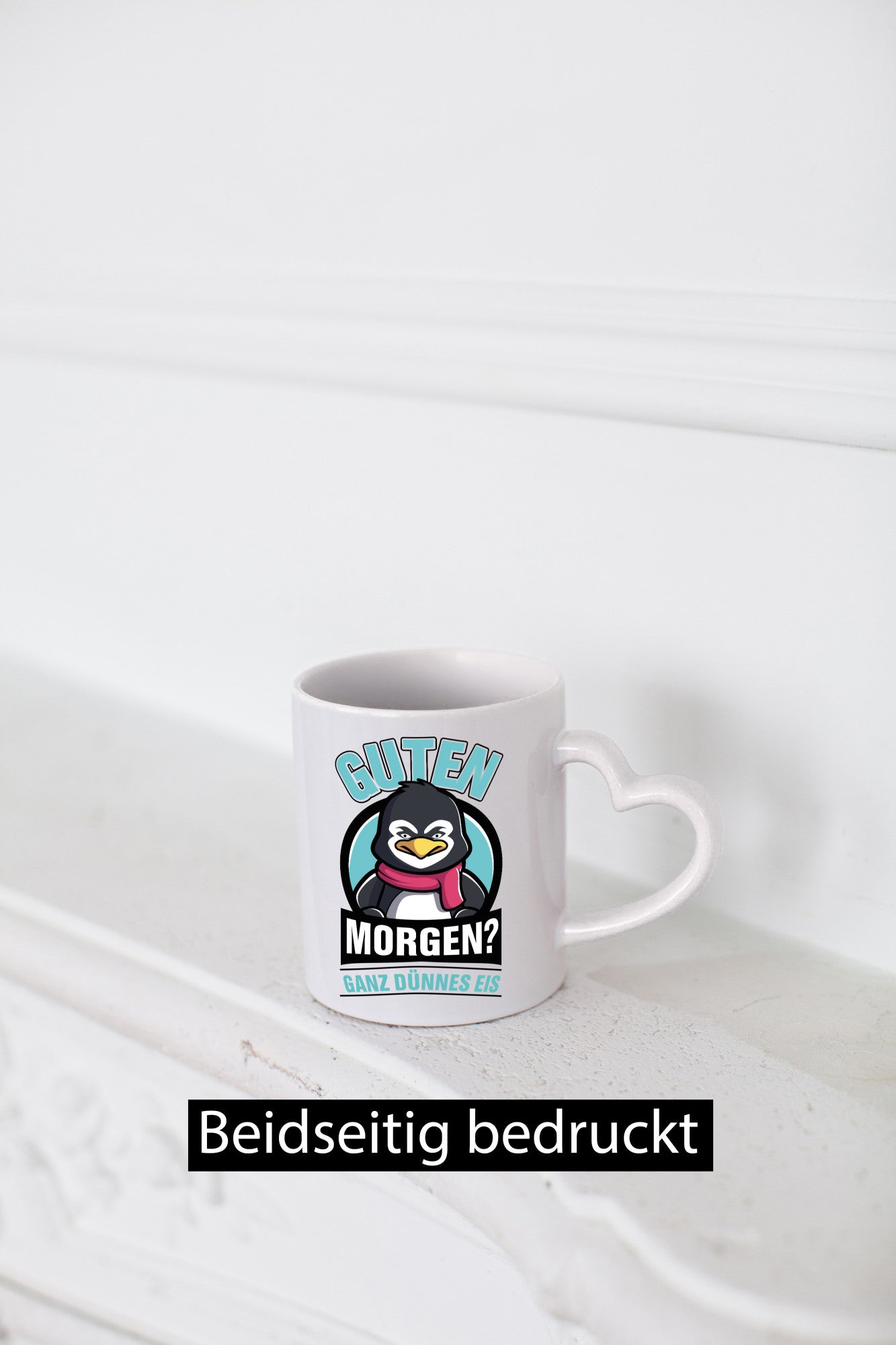 Guten Morgen? Ganz Dünnes Eis | Pinguin Geschenk Humor Geschenkidee lustiger