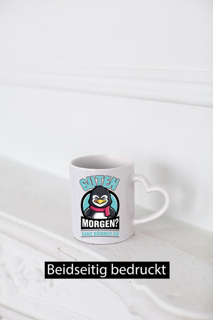 Guten Morgen? Ganz Dünnes Eis | Pinguin Geschenk Humor Geschenkidee lustiger