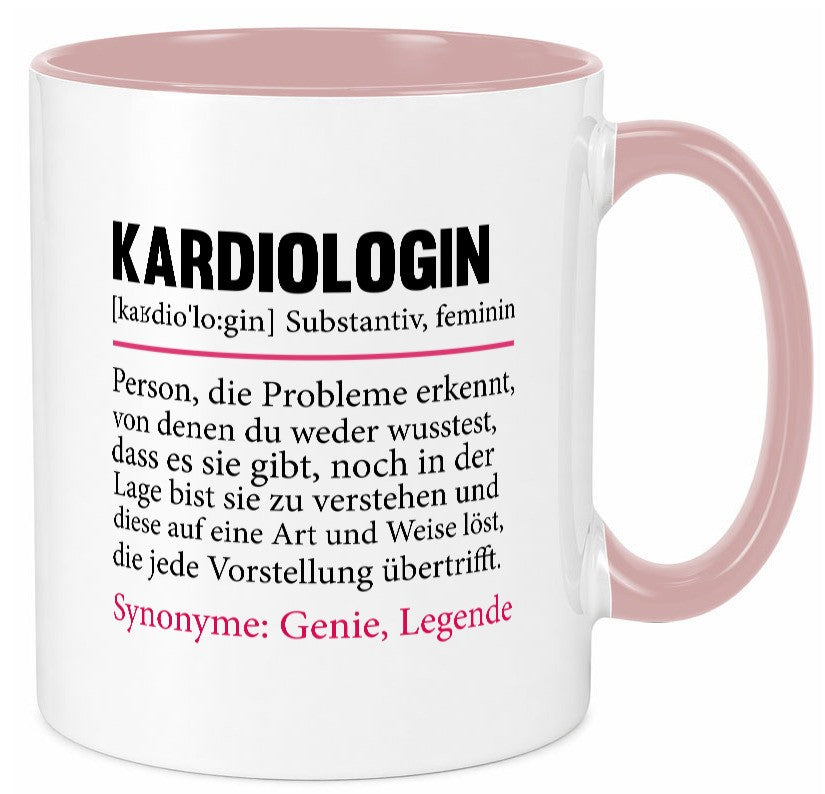 Kardiologin | Spruch lustig Kardiologie Beruf Geschenk Arbeit Kollegen Büro Tasse