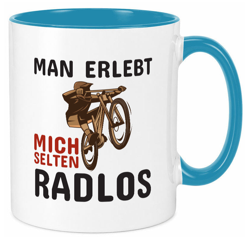 Selten Radlos | Spruchtasse Fahrrad Männer Humor lustiger Spruch Geschenk