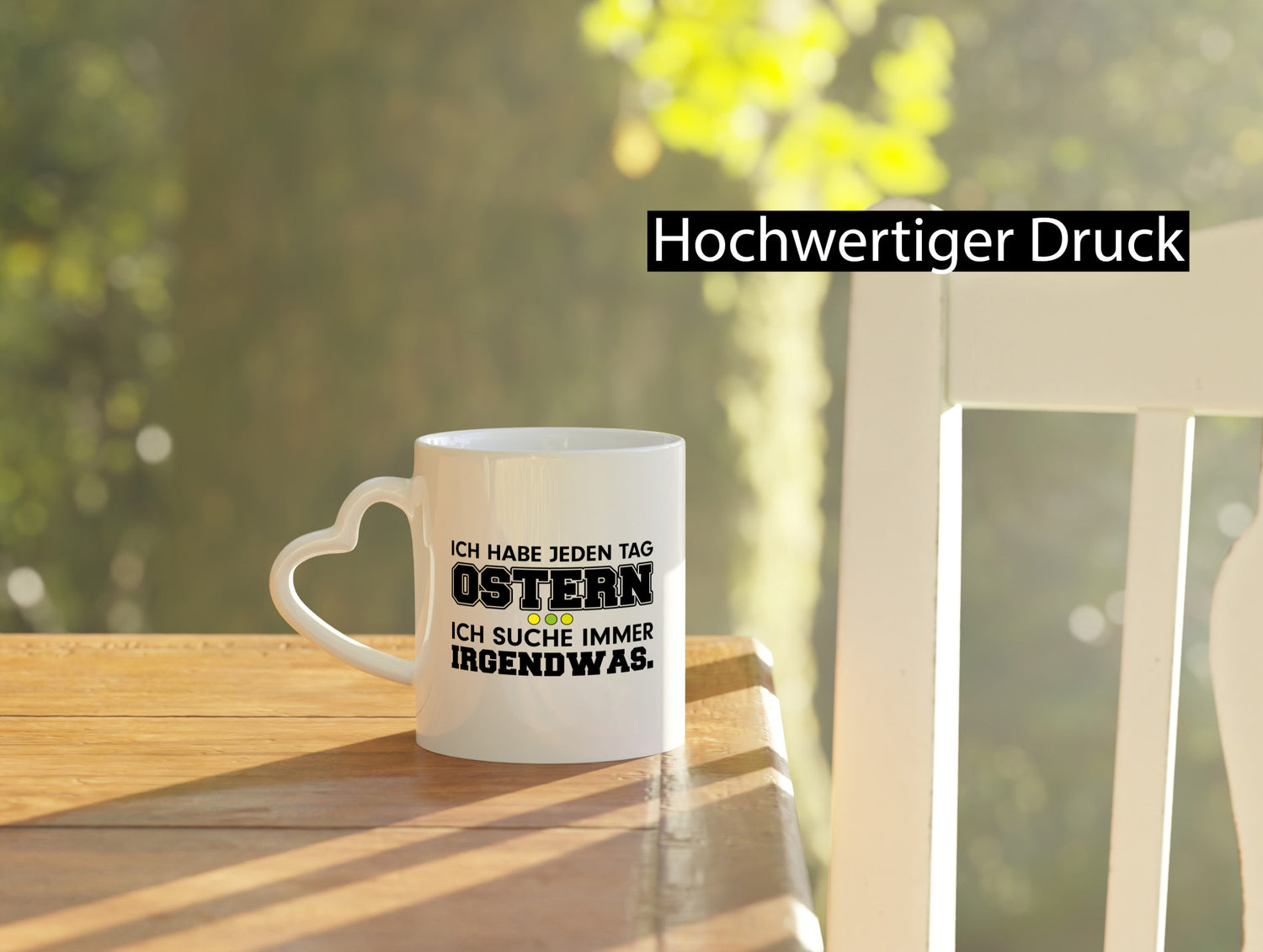 Jeden Tag Ostern | Spruch Tasse Statement Suchen lustiger Geschenk Humor