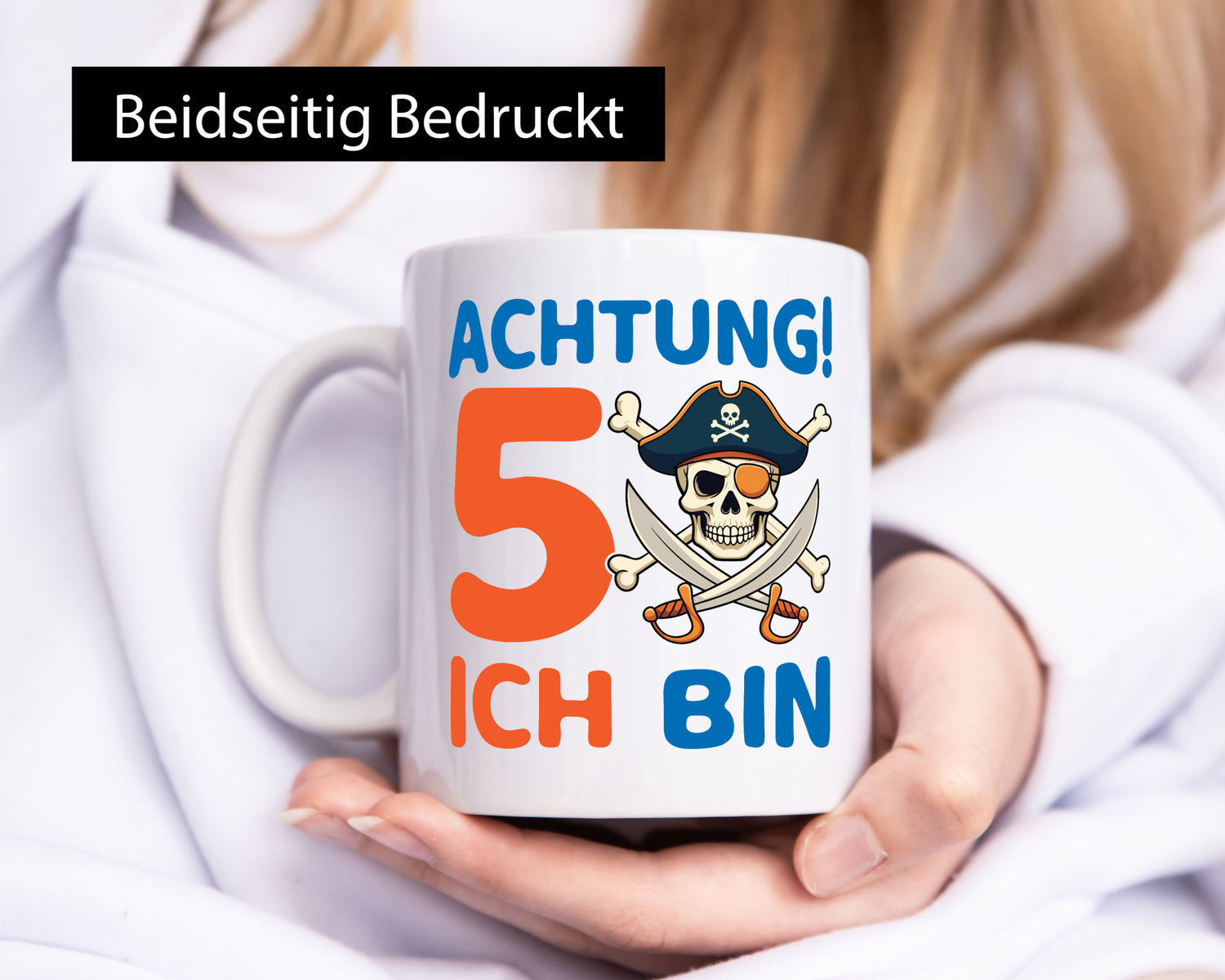 5. Geburtstag | 5 Jahre Pirat lustig Geschenkidee Geschenk Tasse