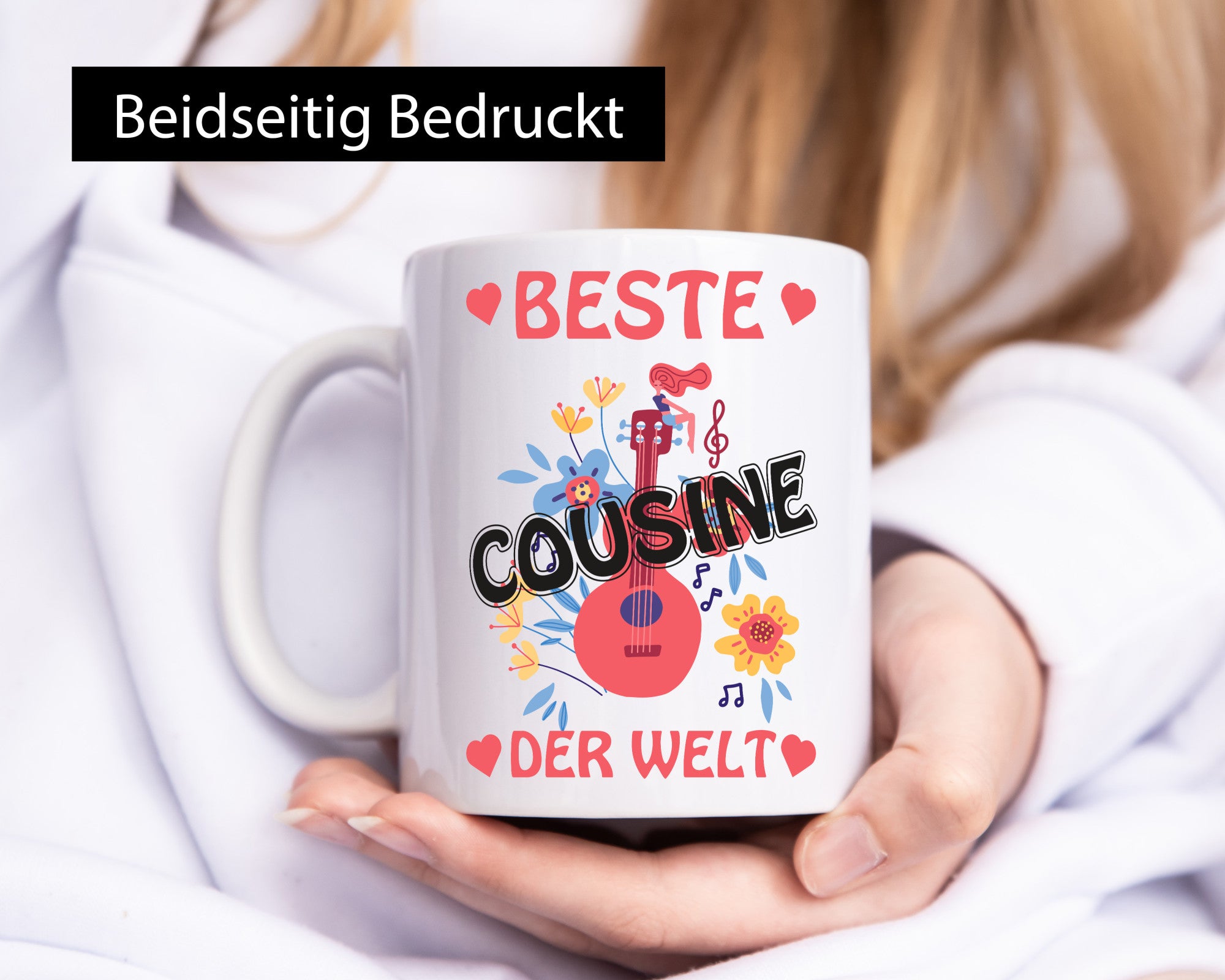 Beste Cousine der Welt | Blumen Cousinen lustig Humor Geschenkidee Geschenk