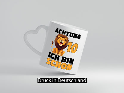 10. Geburtstag | 10 Jahre Löwe Humor Geschenkidee Tasse