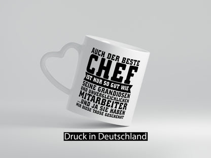 Bester Chef lustiger Spruch Geschenk Arbeit Kollegen Büro Tasse