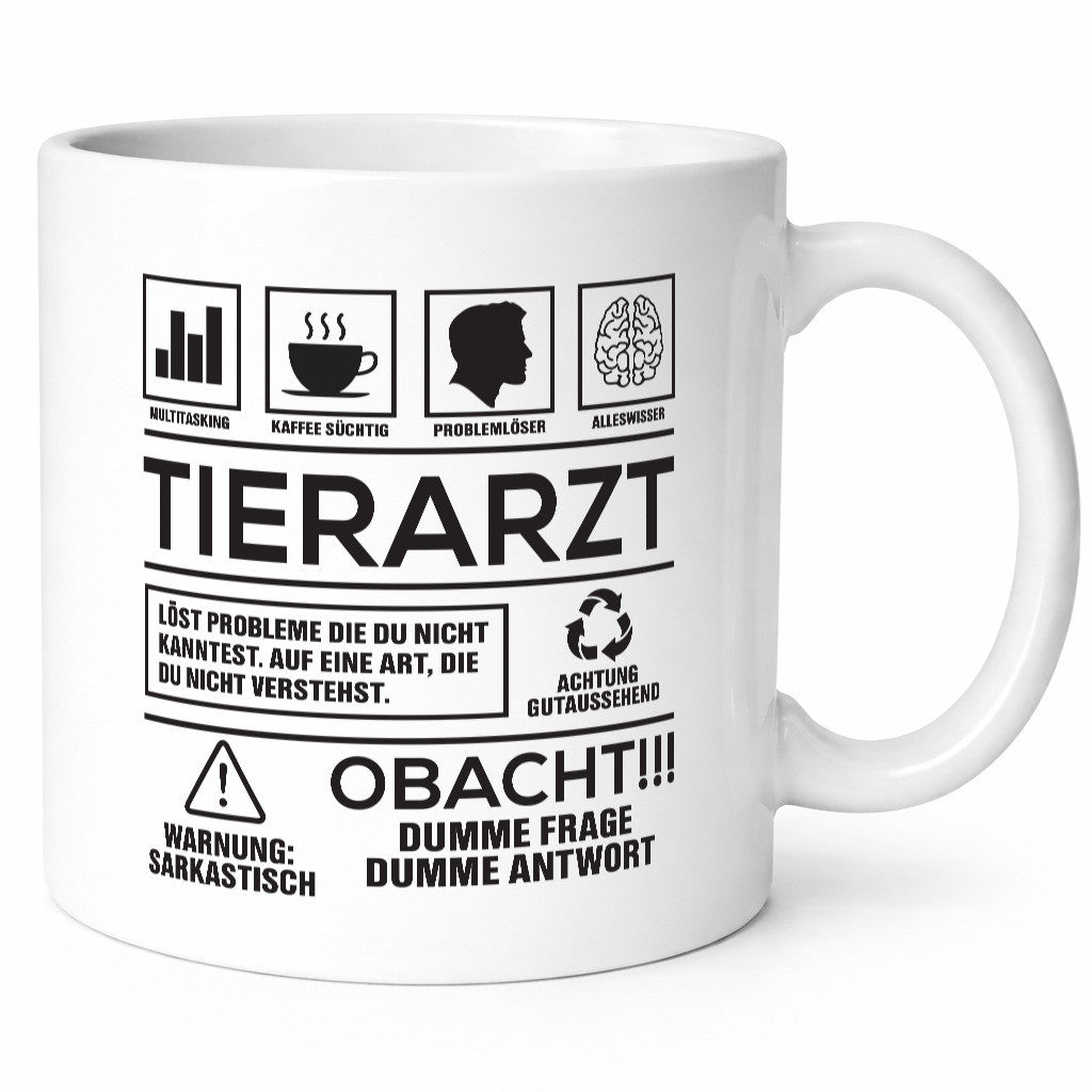 Achtung Probleme Tierarzt | Tiermedizin Mediziner Geschenk Tierliebhaber Humor