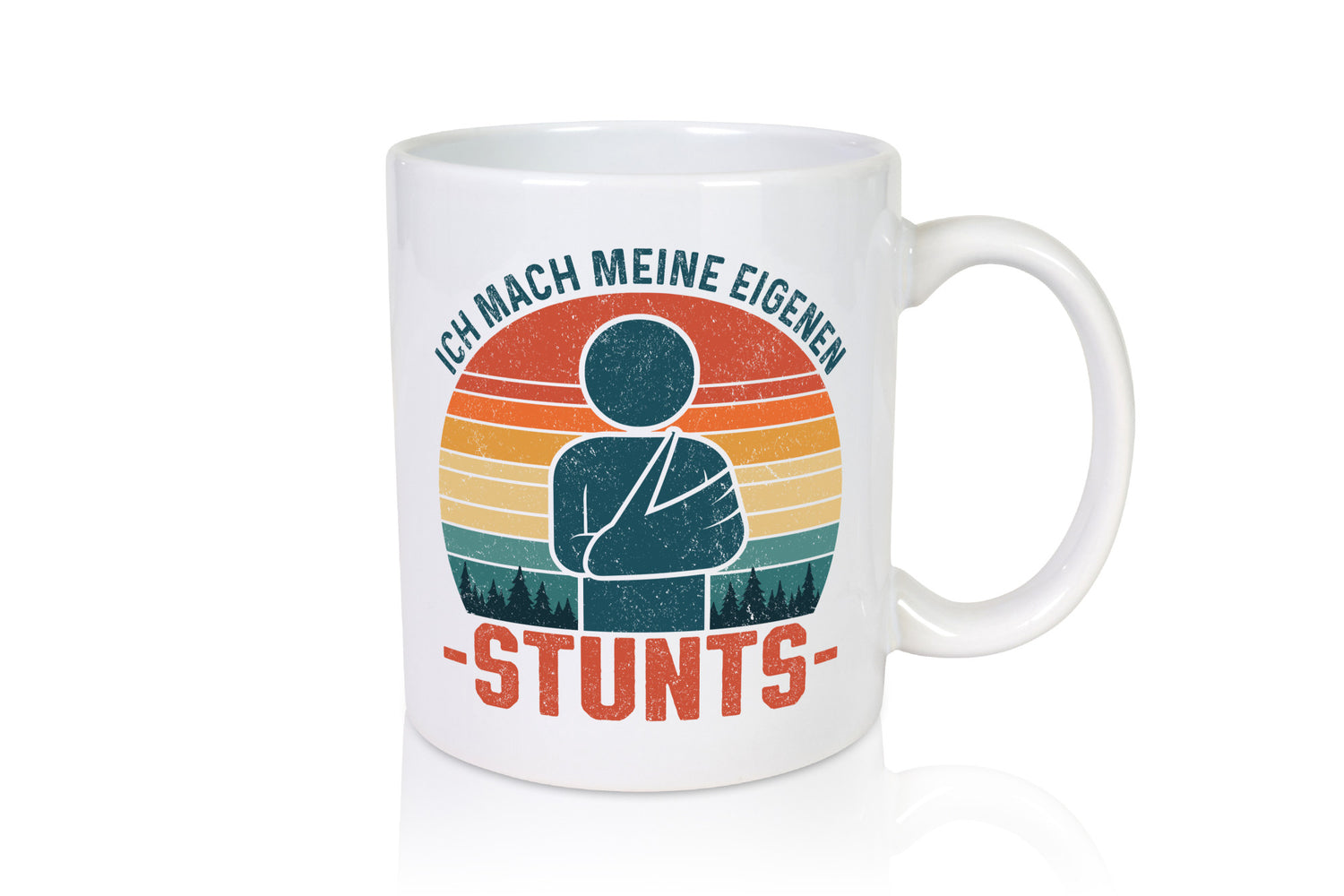 Ich mach meine eigene Stunts | Stuntman Gipsarm v2 lustig Humor Geschenkidee