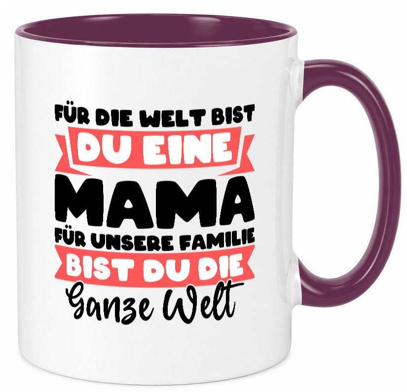 Beste mama der Welt vl5 lustig Familie Geschenkidee Geschenk Tasse