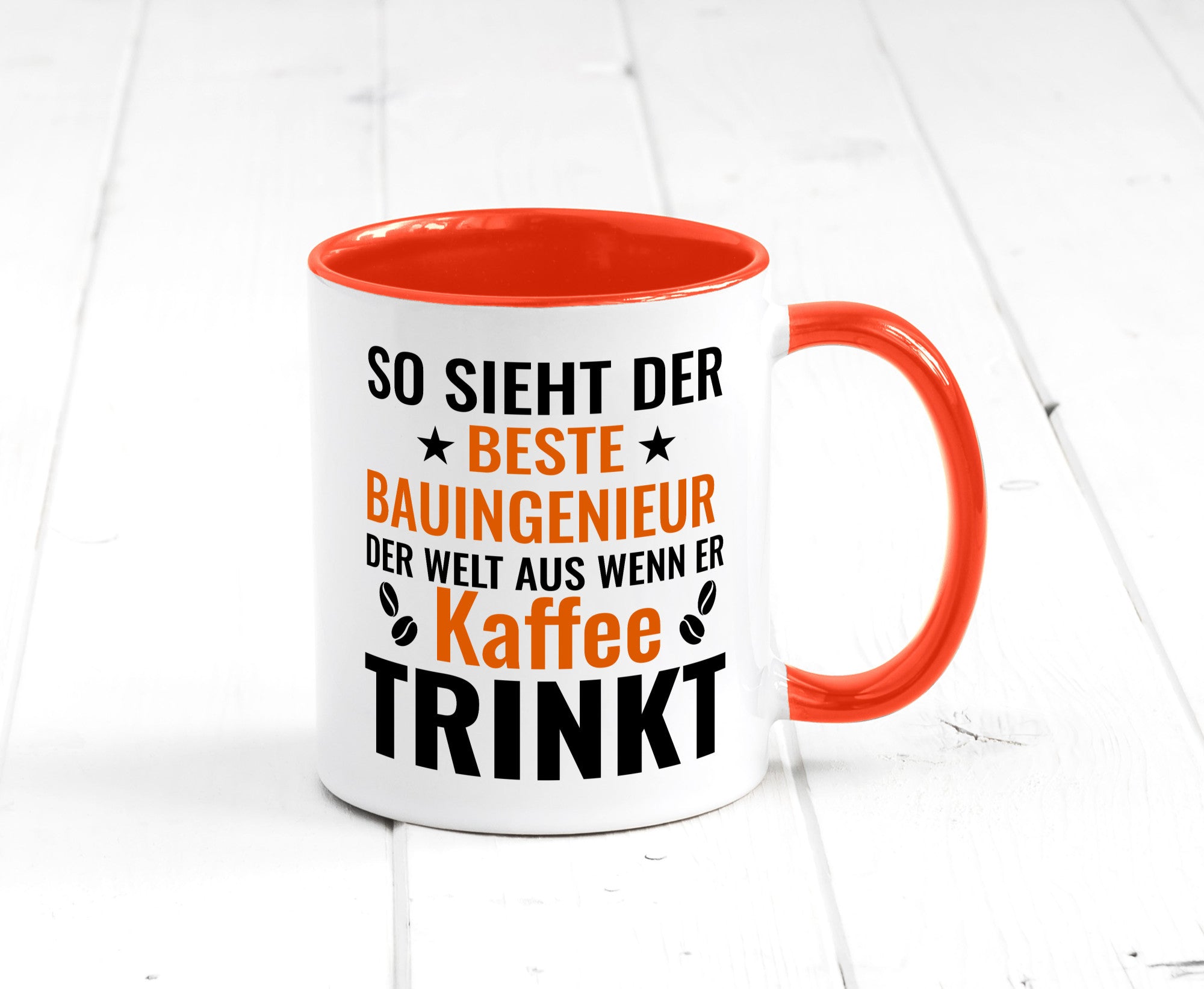 Kaffee trinkt: Bauingenieur | Ingenieur Geschenkidee Humor Tasse