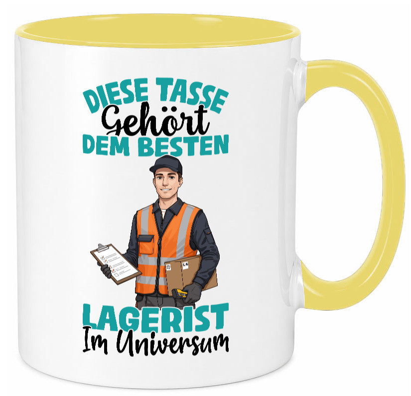 Im Universum: Lagerist | Lageristen Lager Arbeiter lustig Arbeit Kollegen Büro Tasse