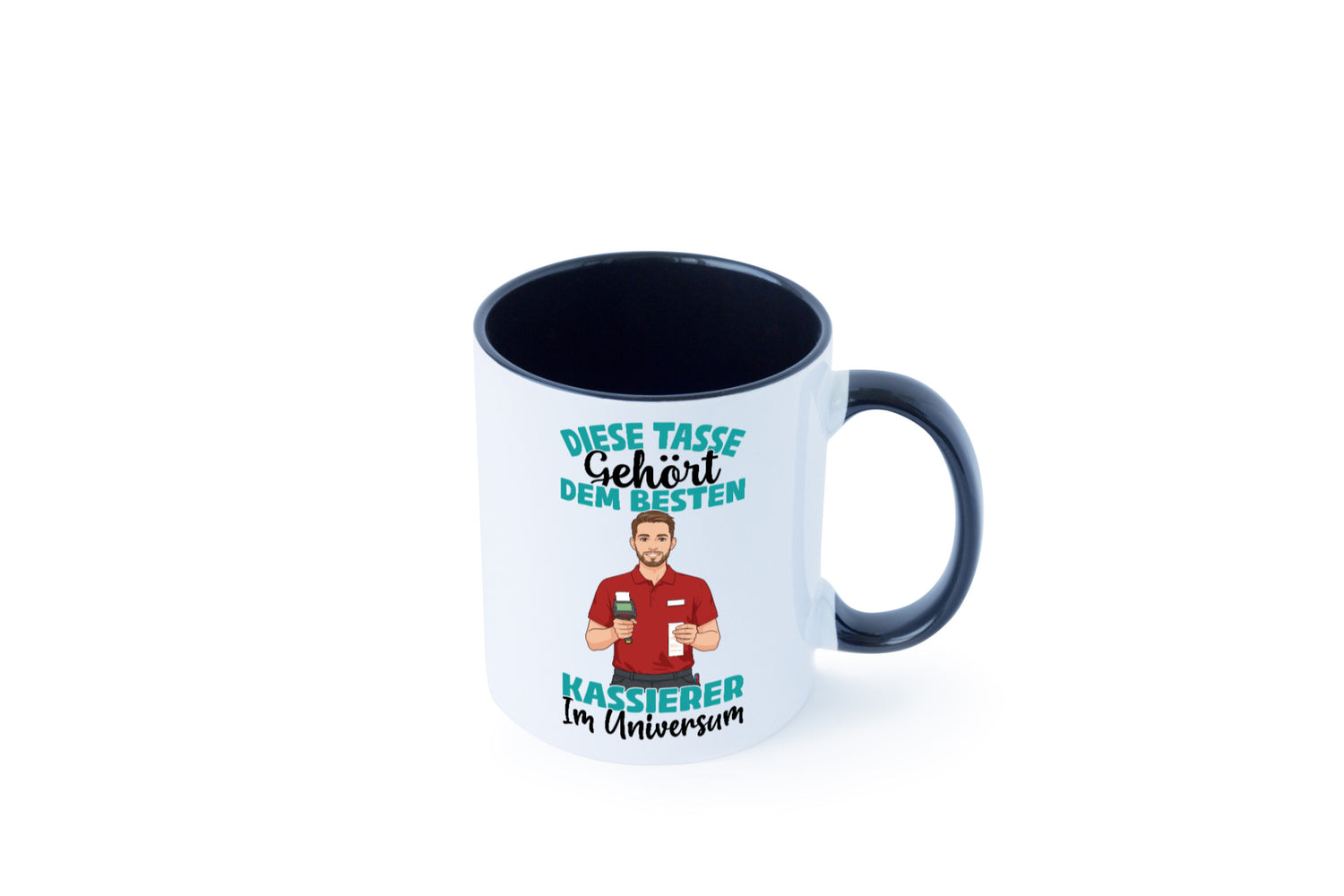 Im Universum: Kassierer Geschenk Humor Geschenkidee lustiger Spruch Tasse