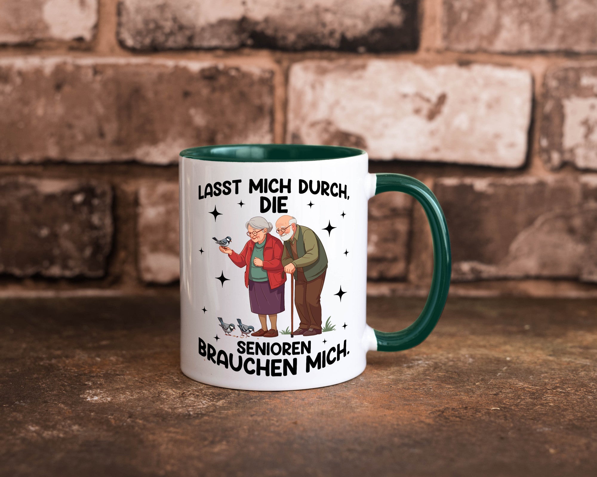Senioren brauchen mich | Altenpflege Pflegekraft lustiger Spruch Geschenk Humor