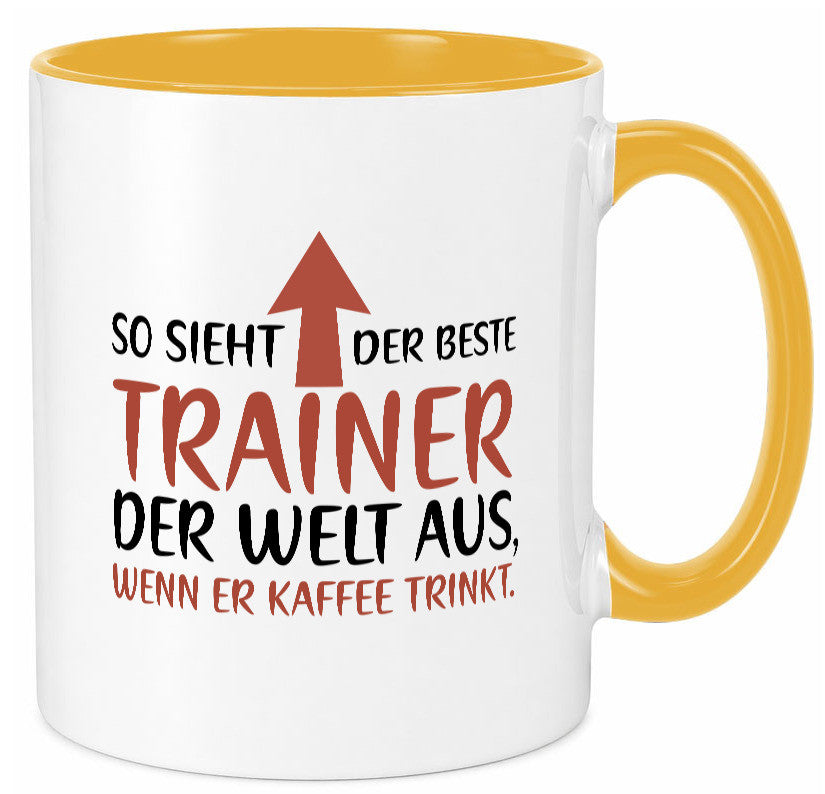So sieht Bester Trainer der Welt aus | Kaffee Humor Geschenkidee Tasse