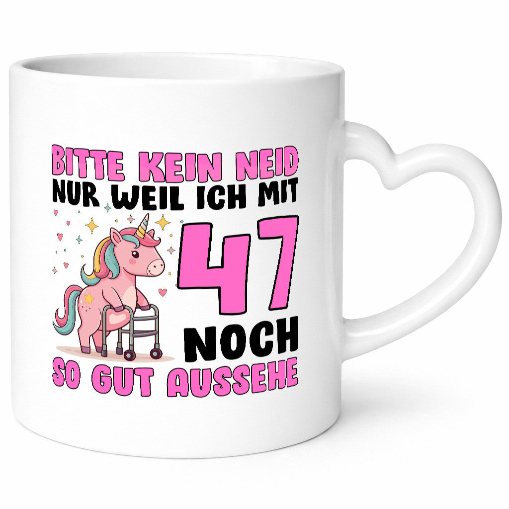 47. Geburtstag | 47 Jahre Mit noch so gut aussehen Humor Geschenkidee Tasse