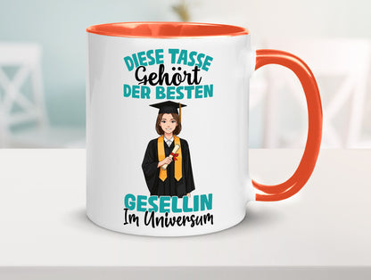 Im Universum: Gesellin | Handwerkerinnen lustiger Spruch Geschenk Humor