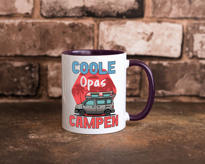Coole Opas campen | Campingwagen Palmen Geschenk Familie Geschenkidee lustiger