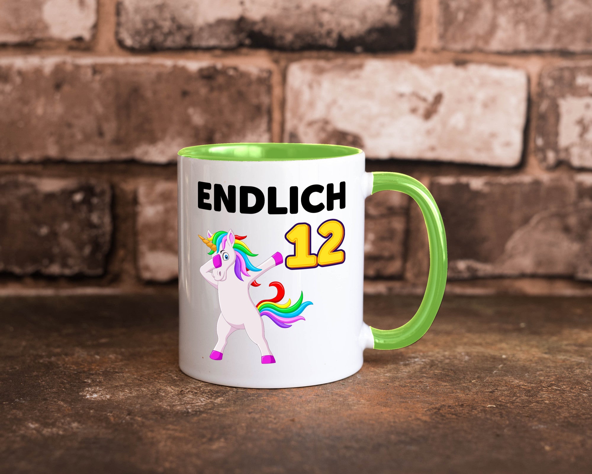 12. Geburtstag | endlich 12 Jahre Einhorn Mädchen lustig Geschenkidee Geschenk