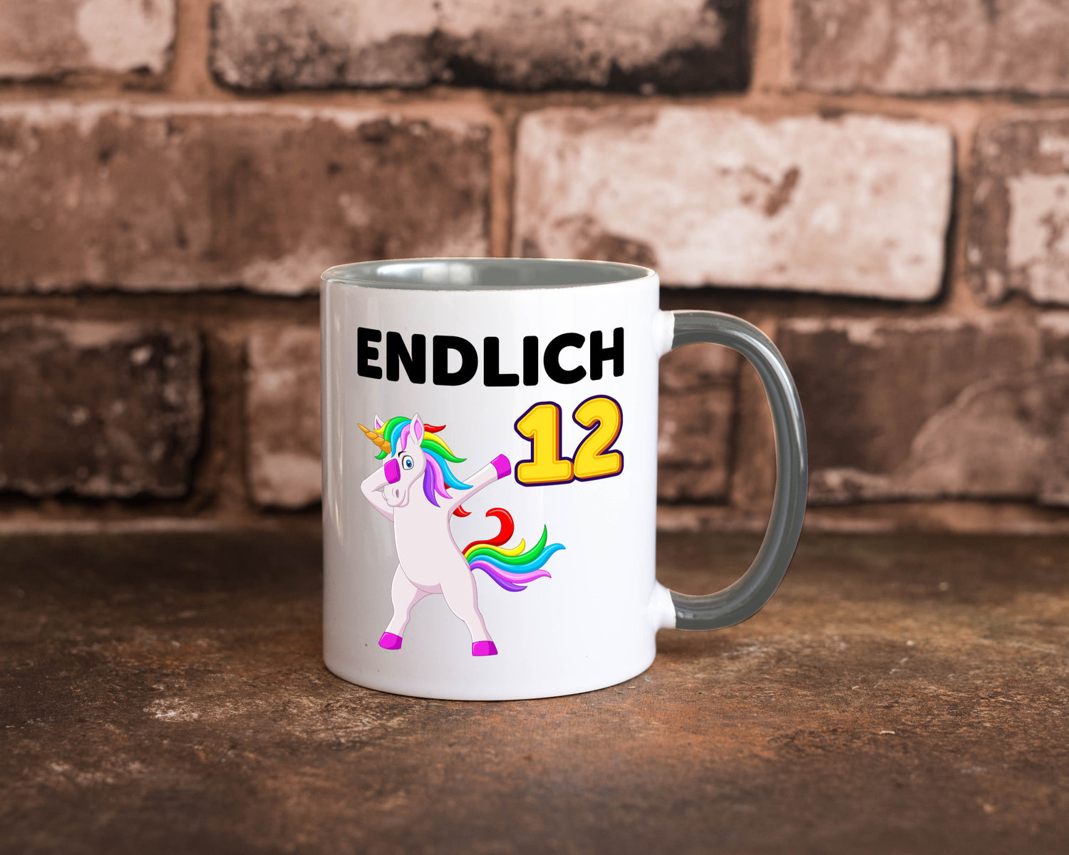 12. Geburtstag | endlich 12 Jahre Einhorn Mädchen lustig Geschenkidee Geschenk