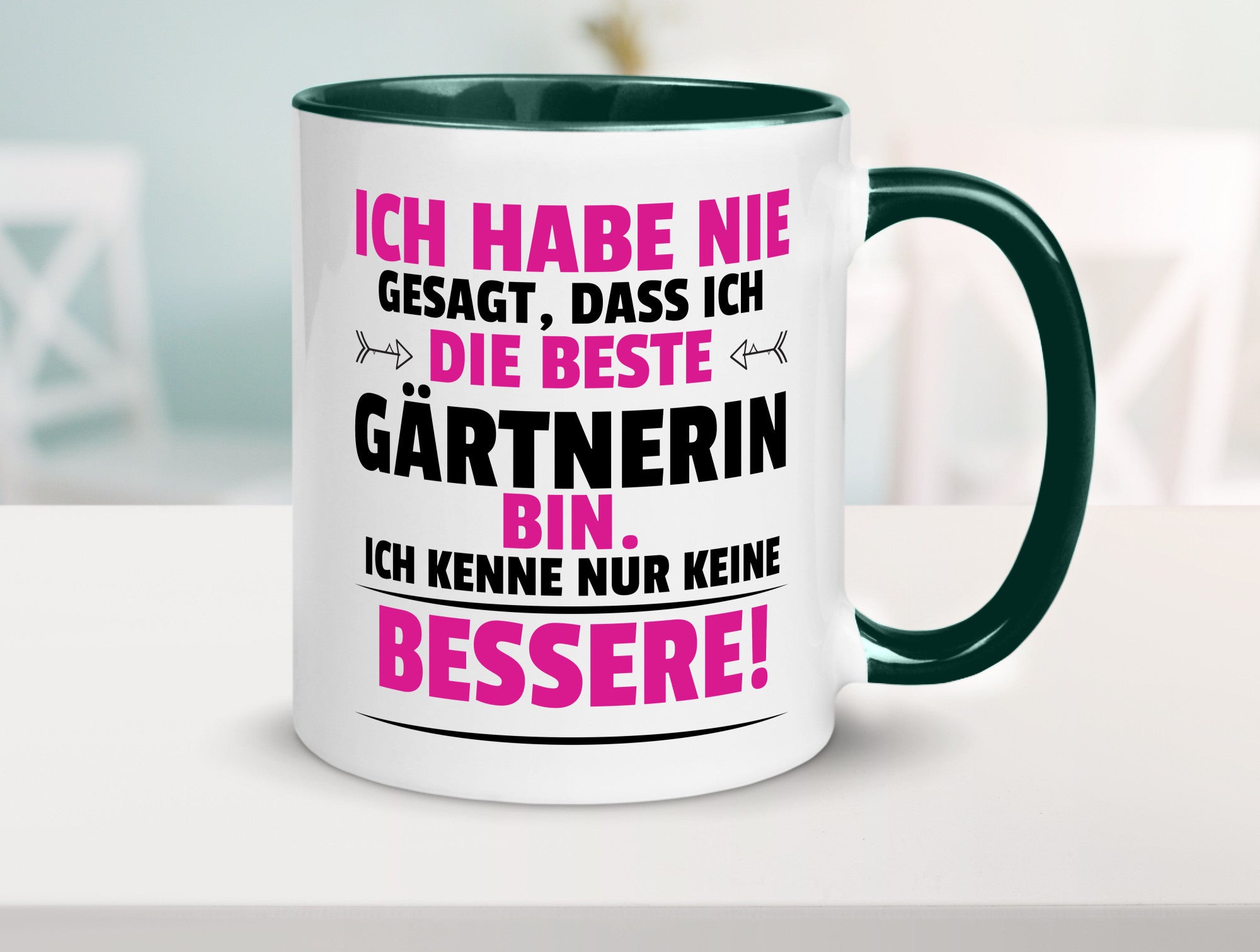 Die Beste Gärtnerin | Gartenbau lustiger Spruch Geschenk Humor Geschenkidee