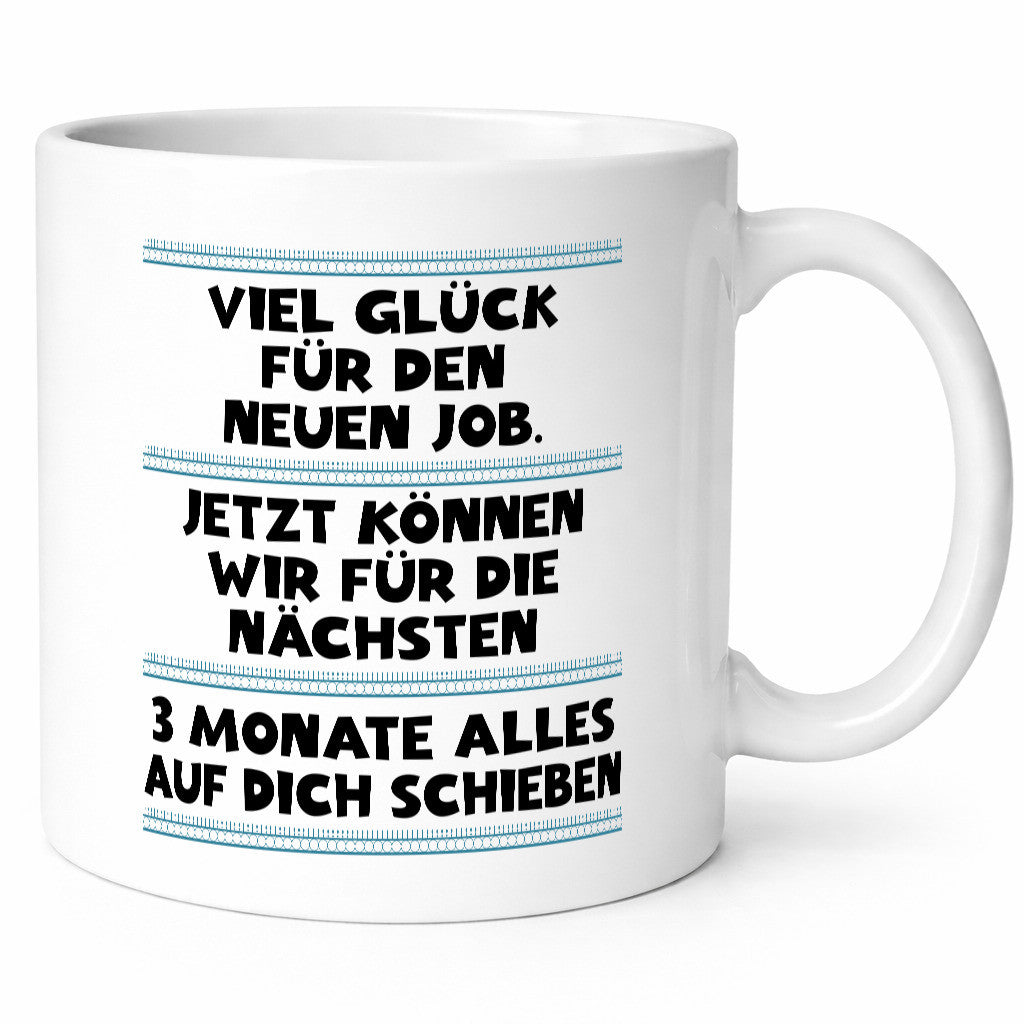 Vile glück mit dem neuen Job | Neuling Arbeit Geschenk Kollegen Büro lustiger