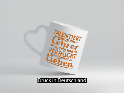 Talentierter Lehrer, verrückt um es zu lieben lustig Tierliebhaber Humor
